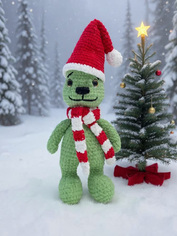 Holiday Baby Grinch Plush