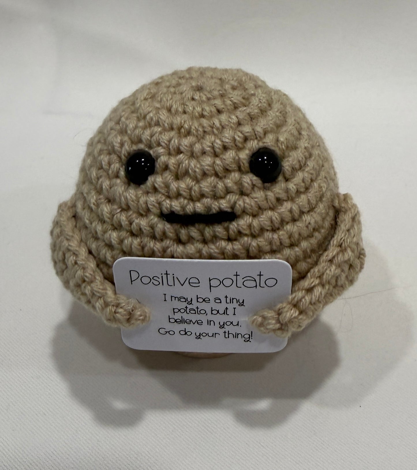 Positive Potato – Handmade Crochet Encouragement