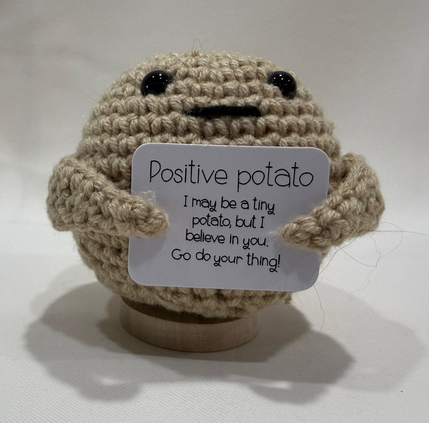 Positive Potato – Handmade Crochet Encouragement