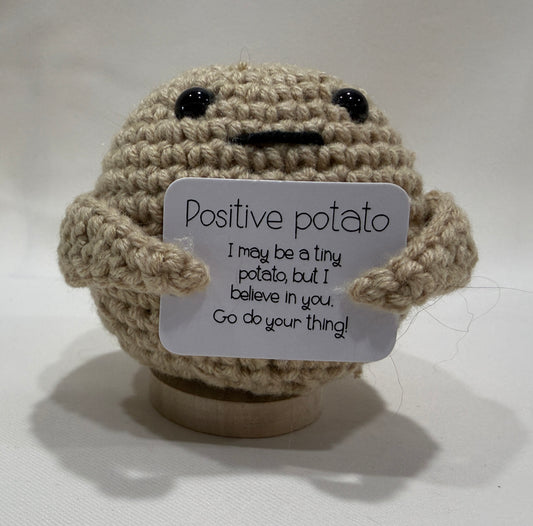 Positive Potato – Handmade Crochet Encouragement